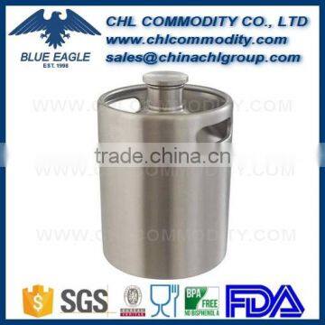 64oz Stainless Steel Mini Keg Growler