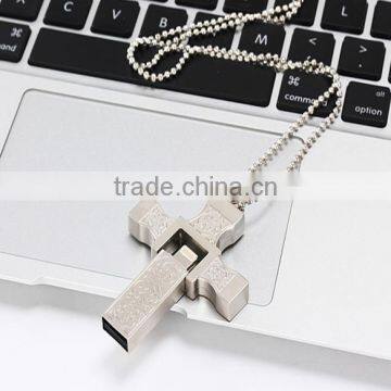 Newest Metal Cross Design OTG USB Usb Flash Drive for IPhone Otg Pen Drive for IOS photo-3