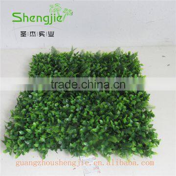 SJLJ013306 PE Material Artificial Boxwood Grass / Plastic Green Fence for Wall Decoration photo-2