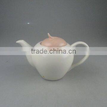 Stocklot cheap pearlized ceramic teapot