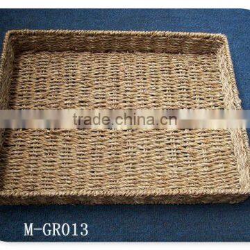 Decorative Hand Weave Straw Basket photo-2