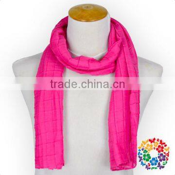 wholesale new style pashmina cashmere soft cotton hot pink scarf pashmina