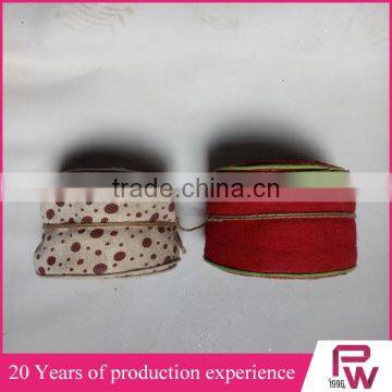 Custom Decorative Jute Burlap Ribbon for Packing photo-3