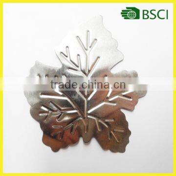 YS15B092 metal leaf mould component for flower pot or garden pot