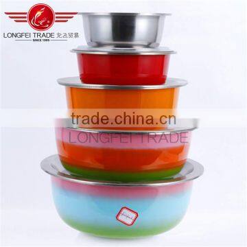 Hot Selling Colorful Stainless Steel Finger Bowl / Mixing Bowl