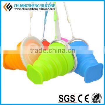 Coffee cups, silicone tea cup, folding water cup