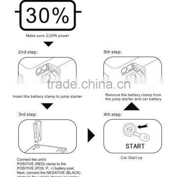 JB1226 Car Accessories Jump Starter Portable Jump Starter Car Accessories photo-2