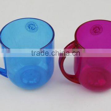 Colorful PS OEM Service Plastic Hard Mug With Handle For Kids photo-3