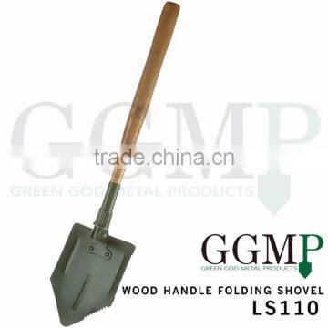 wooden handle Folding agriculture shovel