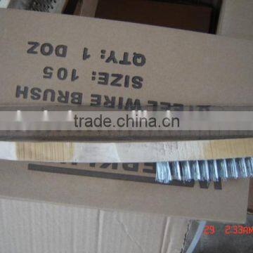 wooden handle Steel Wire Brush Scratch Wire Brush factory