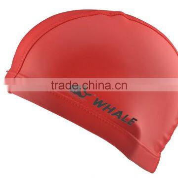 PU Material Waterproof Swimming Cap With 2 Layers Coated Swim Cap(CAP-1301) photo-2