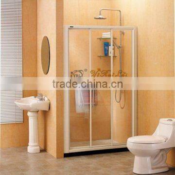 three doors linked sliding doors screen QA44