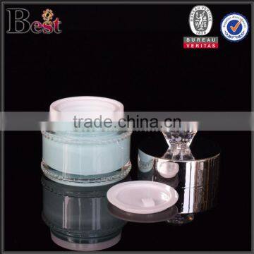 0.5 oz Blue Acrylic Cream Jar for Sale photo-3