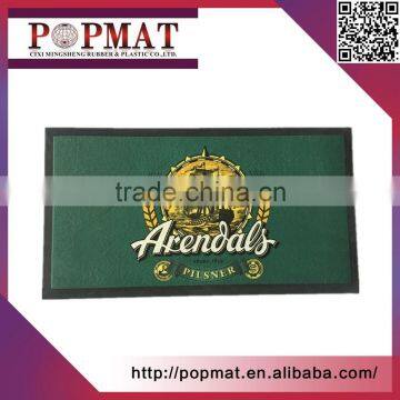 Logo Printed Non Woven Fabric Rubber Beer Runner Bar Mat photo-5