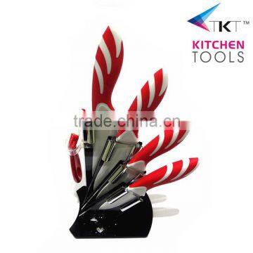 Hot Sale 5pcs Ceramic Knives Set With Stand photo-2