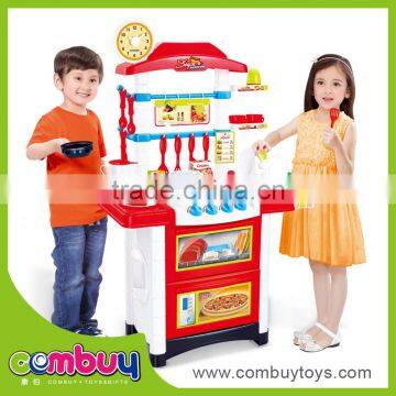 Multi-function kids pretend big toys kitchen play set