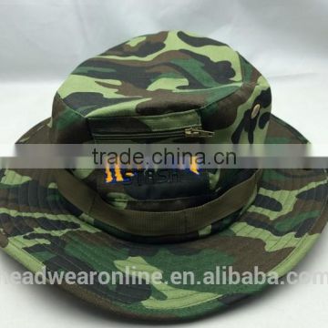 Customized Good Quality Fisherman Camo Bucket Hat