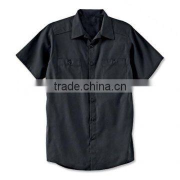 mens summer short sleeve t shirt workwear uniform shirts