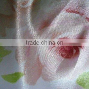 polyester print satin fabric, dress satin fabric