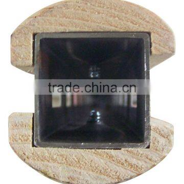 Shop Round Wooden Outrigger Wall Mounted Wooden Display System photo-4