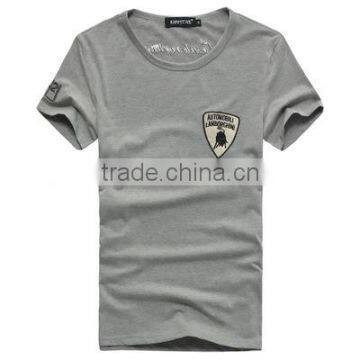 Manufactory Custom Logo Embroidered T Shirt, 100% Coton Fabric photo-3