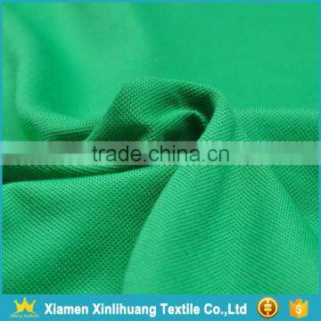 High Quality Navy Blue 65% Polyester 35% Cotton Single Pique Knitted Fabric for Polo Shirts photo-2