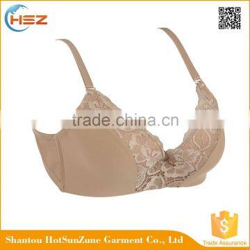 HSZ-58043 Hot Selling One Piece Stylish Sexy Bra Wholesale Mature Women Plus Size Bras Girls Sexy Undergarments