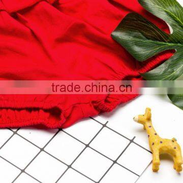 Stylish 2 Pieces Girl Outfit Cherry Pattern Sleeveless Singlet And Shorts Clothes photo-4