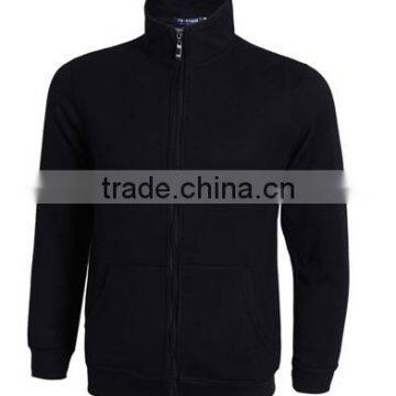 Wholesale high quality Mens stand collar zipper jacket without hood top selling