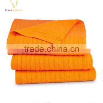 Cable Knit Baby Blanket Wholesale,Merino Wool Baby Blanket Cable Design photo-3