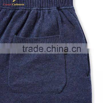 Fashion Men's Cashmere Wool Knitted Jogging Pants photo-2