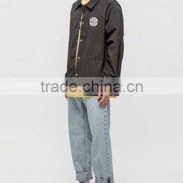 OEM Latest Design Black Cotton Spring Jacket for Men photo-4