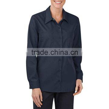 OEM 100% Cotton Long Sleeve Work Uniform Shirts photo-6