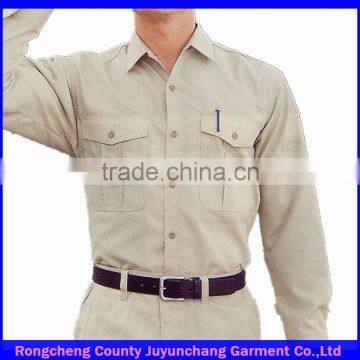 cheap wholesale custom breathable easy wash cotton work uniform shirts