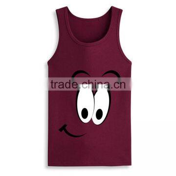 Bulk Cheap Price Latest Pattern Mens 100 Cotton Designer Casual Burnout Tank Top photo-5