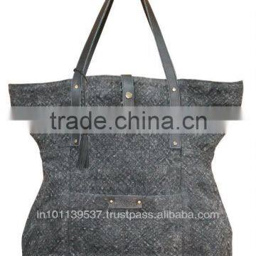 Jute Leather Tote photo-3