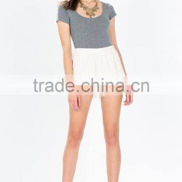 Hot High-waist Shorts Women Summer Outfit Crochet Shorts photo-6