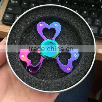 Hottest wholesale price customized logo mixed colors fidget hand spinner