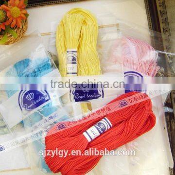 Royalbroider Brand Thread 100% Cotton Cross Stitch Thread With DMC 447 Colors Threads photo-5