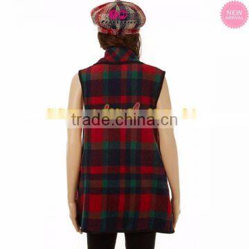 Factory Wholesale Clothing Wool Vest photo-5