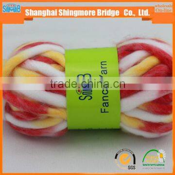 Chunky Knitting Yarn Supplier Cheap Wholesale Super Soft Chunky Yarn Acrylic for Knitting Sweater Hat