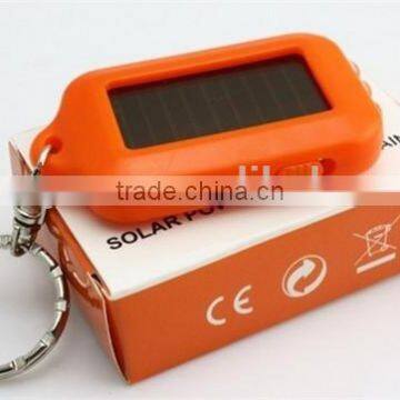 3 Leds Solar Panel Sun Power Energy Torch Flashlight photo-3