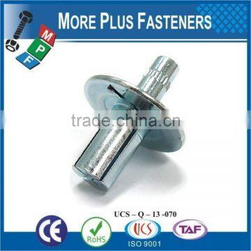 Made in Taiwan Hammer Drive Pin Rivet Aluminum Drive Rivet