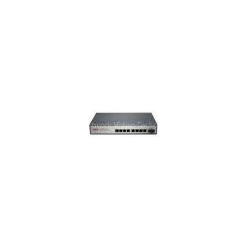 1.6 Gbps 802.3at PoE Switch 8 Ports PoE Ethernet Switches With Fiber Port