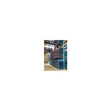 Durable cantilever pallet racking system , plastic storage shelves for Architecture material stores