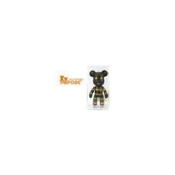 3-Inch / 8.2CM Black Brilliant Golden Cute Bear Toys Decortive Christmas Gift