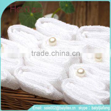 Jacquared Disposable Cleaning Towels Plain Dyed Airplane Hot Cold Towels