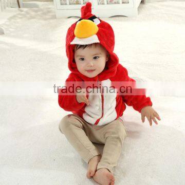 Angel bird style wholesale children plain hoodies for kids warm winter