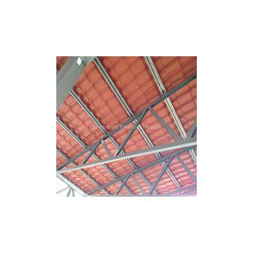 V - type shape Roof System Galvanized steel Truss Frame