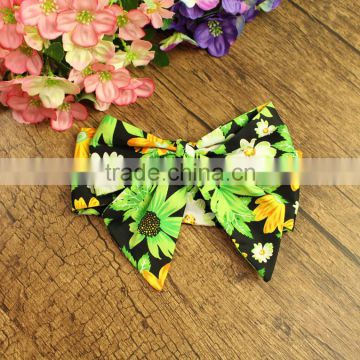 Lovely color bowknot headband, flower baby headband with hair